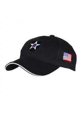 GORRA 2ND INFANTRY DIVISION NEGRA