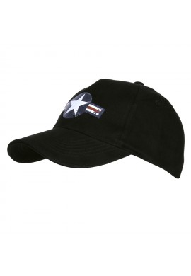 GORRA MODELO PERTENECIENTE A LA FUERZA AÉREA DE LOS ESTADOS UNIDOS COLOR NEGRO 100% ALGODÓN