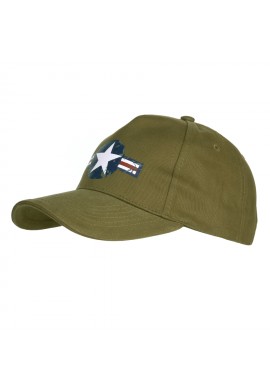 GORRA MODELO PERTENECIENTE A LA FUERZA AÉREA DE LOS ESTADOS UNIDOS COLOR VERDE 100% ALGODÓN