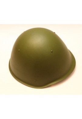 CASCO ORIGINAL METÁLICO USADO POR EL ANTIGUO EJÉRCITO DE LA UNIÓN SOVIÉTICA MODELO GUERRA FRÍA PACTO DE VARSOVIA