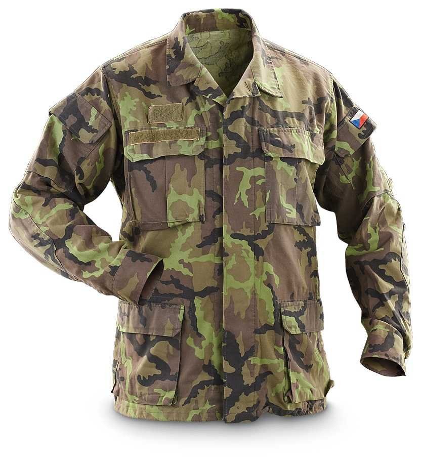 CHAQUETA ORIGINAL USADA POR EL EJERCITO DE LA REPUBLICA CHECA MODELO CAMUFLAJE WOODLAND M95 Morgan Surplus