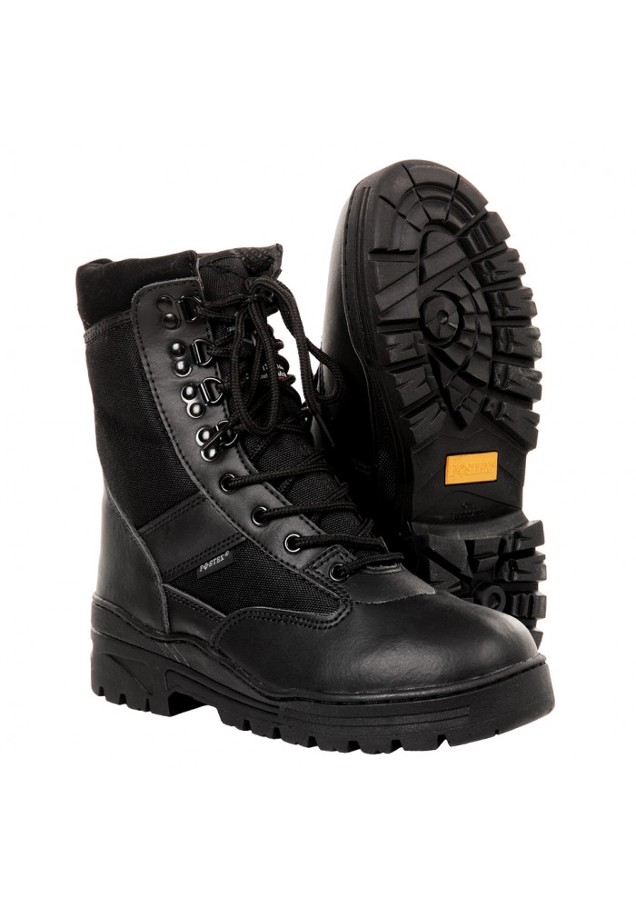BOTAS DE COMBATE LIGERAS MODELO RÉPLICA UTILIZADAS EN ´´MISIONES OTAN´´  COLOR CLÁSICO NEGRO - Morgan Surplus