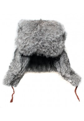 GORRO USHANKA RUSO GRIS