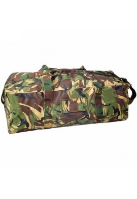 BOLSA ORIGINAL DE VIAJE UTILIZADA  POR EL EJÉRCITO DE HOLANDA MODELO CAMUFLAJE WOODLAND DPM