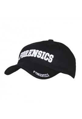 GORRA MODELO ``FORENSICS`` DE LOS ESTADOS UNIDOS EN MATERIAL  100%  ALGODÓN EN COLOR NEGRO