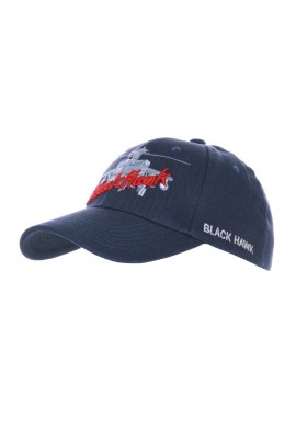 GORRA MODELO  HELICÓPTERO ´´ BLACK HAWK ``DE LOS ESTADOS UNIDOS 100% ALGODÓN COLOR AZUL MARINO