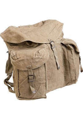 MOCHILA ORIGINAL UTILIZADA POR EL EJÉRCITO DE ITALIA USADA EN CAMPAÑAS DE MONTAÑA 100% ALGODÓN