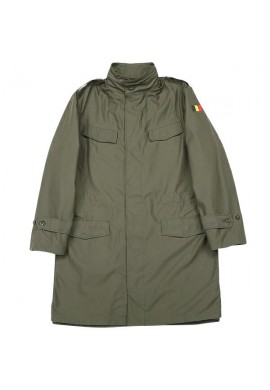 PARKA ORIGINAL LARGA UTILIZADO POR EL EJÉRCITO DE BÉLGICA MODELO  M-65 MODELO VERDE OLIVA